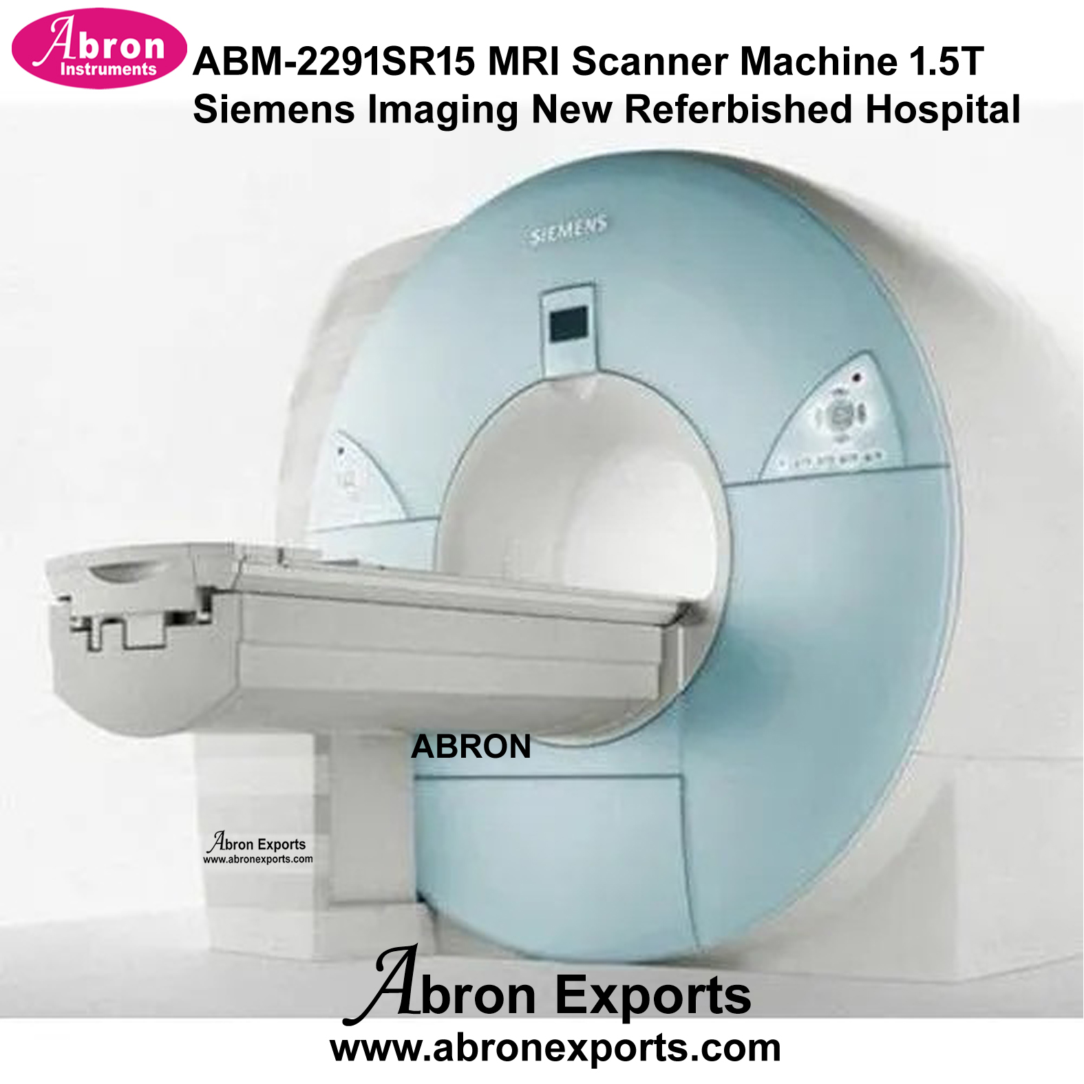 MRI Scanner Machine 1.5T Siemens Imaging New Referbished Hospital Medical Abron ABM-2291SR15 